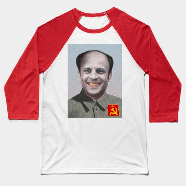 Emmanuel Macron CCP Baseball T-Shirt by MAR-A-LAGO RAIDERS